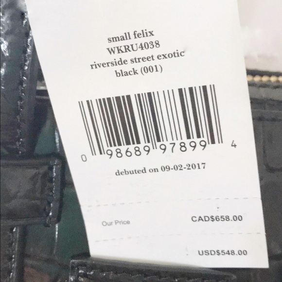 Kate Spade Riverside Street Exotic Small Felix - Picture 6 of 7